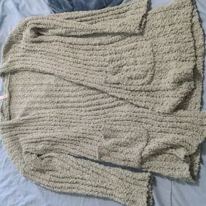 Green cardigan